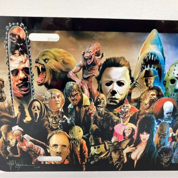 Horror Movie Characters License Plate - Picture 3 of 3